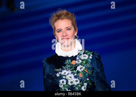 Edith Bowman participant à la première européenne de Mary Poppins renvoie au Royal Albert Hall de Londres. ASSOCIATION DE PRESSE Photo. Photo date : mercredi 12 décembre 2018. Voir PA story SHOWBIZ Poppins. Crédit photo doit se lire : Matt Crossick/PA Wire Banque D'Images