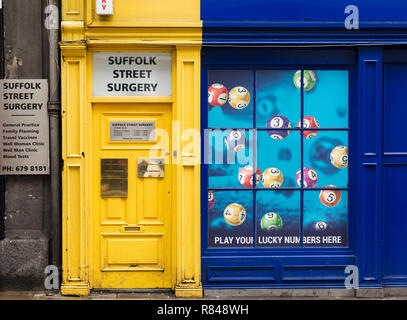 Irlande, Dublin, avant la chirurgie à l'entrée de la rue Banque D'Images