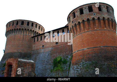 Forteresse médiévale en Dozza Imolese, près de Bologne, Italie Banque D'Images