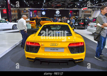 NONTHABURI - Novembre 28 : Audi R8 voiture sur l'affichage à la 35e Thaïlande International Motor Expo le 28 novembre 2018 dans Nonthaburi, Thaïlande. Banque D'Images