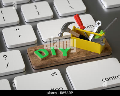 Autre touche du clavier, rendu 3D, conceptual image Banque D'Images