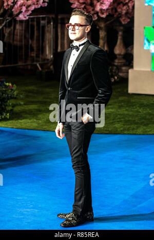 Londres, Royaume-Uni. 12 décembre 2018. Tom Fletcher, assistant à la première européenne de Mary Poppins renvoie au Royal Albert Hall.Credit : Claire Doherty/Alamy Live News Banque D'Images