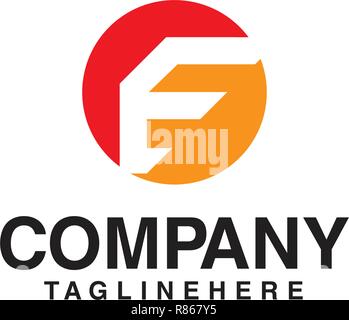 Lettre E logo.Industrial style tech en sphère ronde concept. Illustration de Vecteur