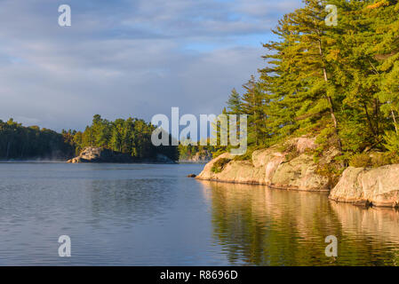 Le lac George, Killarney Provincial Park, Ontario, Canada Banque D'Images