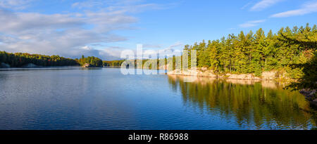 Le lac George, Killarney Provincial Park, Ontario, Canada Banque D'Images