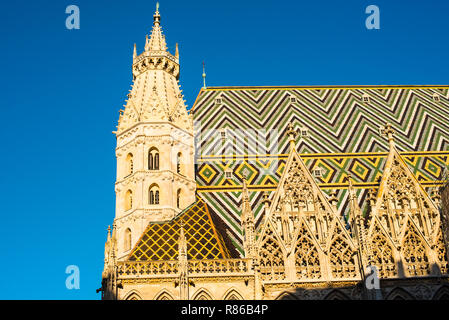 La Cathédrale Saint-Étienne (Stephansdom) de Vienne, Autriche Banque D'Images