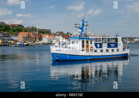De nombreux sites dignes d'une destination touristique populaire de Flensburg. Flensburg est le commercial, culturel et touristique de la région. Banque D'Images