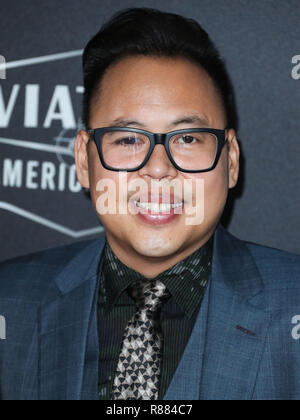 BEVERLY HILLS, LOS ANGELES, CA, USA - 04 NOVEMBRE : l'Acteur Nico Santos portant un costume Paul Smith, une chemise, et Tomas Maier chaussures Bottega Veneta et cravate arrive à la 22e Hollywood Film Awards tenue à l'hôtel Beverly Hilton le 4 novembre 2018 à Beverly Hills, Los Angeles, Californie, États-Unis. (Photo par Xavier Collin/Image Press Office) Banque D'Images
