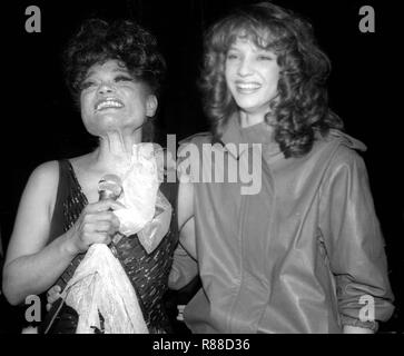 Eartha Kitt et sa fille Kitt McDonald 1978 Photo par Adam Scull/PHOTOlink.net Banque D'Images