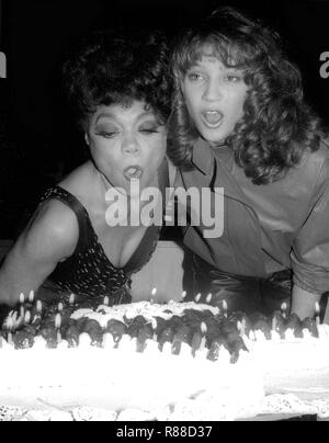 Eartha Kitt et sa fille Kitt McDonald 1978 Photo par Adam Scull/PHOTOlink.net Banque D'Images