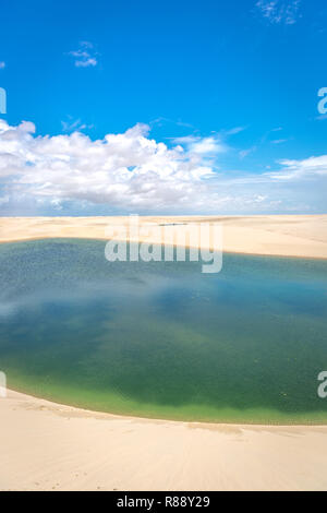 Le green Lagoon dans le nord du Brésil Banque D'Images