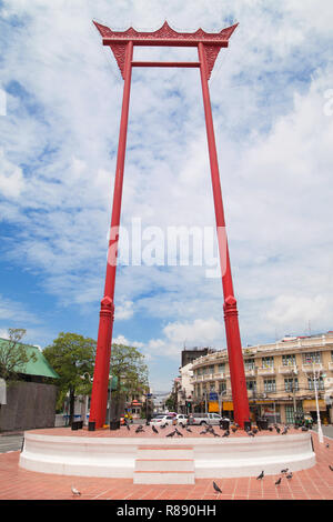 Balançoire géante à Bangkok, Thaïlande. Banque D'Images