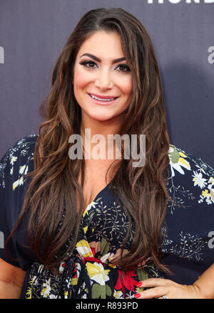 SANTA MONICA, LOS ANGELES, CA, USA - 16 juin : Deena Nicole Cortese à la 2018 MTV Film et TV Prix tenue au Barker Hangar le 16 juin 2018 à Santa Monica, Los Angeles, Californie, États-Unis. (Photo par Xavier Collin/Image Press Office) Banque D'Images