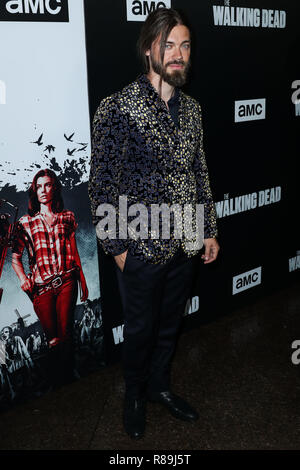 LOS ANGELES, CA, USA - 27 SEPTEMBRE : Tom Payne au Los Angeles Premiere d'AMC's 'The Walking Dead' Saison 9 tenue à la Directors Guild of America Theatre Complex le 27 septembre 2018 à Los Angeles, Californie, États-Unis. (Photo par Xavier Collin/Image Press Office) Banque D'Images