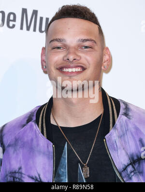 LOS ANGELES, CA, USA - 09 OCTOBRE : Kane Brown dans la salle de presse à l'American Music Awards 2018 qui a eu lieu au Théâtre Microsoft L.A. Vivre le 9 octobre 2018 à Los Angeles, Californie, États-Unis. (Photo par Xavier Collin/Image Press Office) Banque D'Images