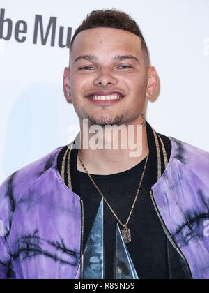 LOS ANGELES, CA, USA - 09 OCTOBRE : Kane Brown dans la salle de presse à l'American Music Awards 2018 qui a eu lieu au Théâtre Microsoft L.A. Vivre le 9 octobre 2018 à Los Angeles, Californie, États-Unis. (Photo par Xavier Collin/Image Press Office) Banque D'Images