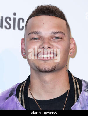 LOS ANGELES, CA, USA - 09 OCTOBRE : Kane Brown dans la salle de presse à l'American Music Awards 2018 qui a eu lieu au Théâtre Microsoft L.A. Vivre le 9 octobre 2018 à Los Angeles, Californie, États-Unis. (Photo par Xavier Collin/Image Press Office) Banque D'Images