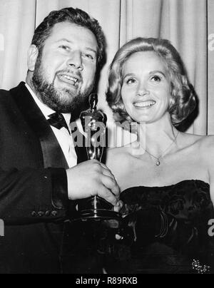 Peter Ustinov, eva marie saint, oscar, 1961 Banque D'Images