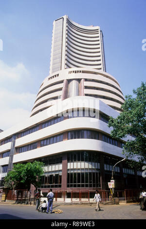 Stock Exchange, Fort, Bombay Mumbai, Maharashtra, Inde Banque D'Images