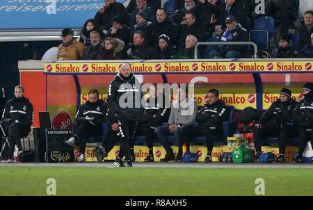 Duisburg, Allemagne. 14 Décembre, 2018. firo : Football, 14.12.2018 2. Saison 2018/2019 Bundesliga, MSV Duisburg - HSV Hamburg Hambourg Hambourg coach goalsten Lieberknecht (# TL, MSV Duisburg) Sauer | Conditions de crédit dans le monde entier : dpa/Alamy Live News Banque D'Images