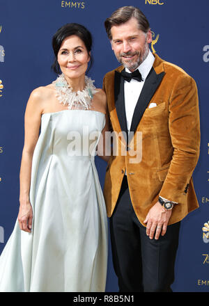 LOS ANGELES, CA, USA - 17 SEPTEMBRE : Nukaaka Nikolaj Coster-Waldau Coster-Waldau, à la 70e Primetime Emmy Awards annuel tenu au Théâtre de Microsoft à Los Angeles. Vivre le 17 septembre 2018 à Los Angeles, Californie, États-Unis. (Photo par Xavier Collin/Image Press Office) Banque D'Images