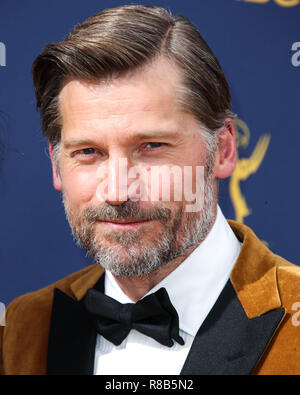 LOS ANGELES, CA, USA - 17 SEPTEMBRE : Nikolaj Coster-Waldau annuel à la 70e Primetime Emmy Awards s'est tenue au Théâtre de Microsoft à Los Angeles. Vivre le 17 septembre 2018 à Los Angeles, Californie, États-Unis. (Photo par Xavier Collin/Image Press Office) Banque D'Images