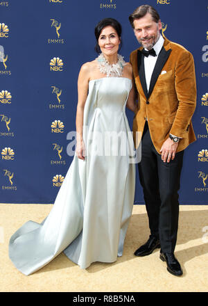 LOS ANGELES, CA, USA - 17 SEPTEMBRE : Nukaaka Nikolaj Coster-Waldau Coster-Waldau, à la 70e Primetime Emmy Awards annuel tenu au Théâtre de Microsoft à Los Angeles. Vivre le 17 septembre 2018 à Los Angeles, Californie, États-Unis. (Photo par Xavier Collin/Image Press Office) Banque D'Images