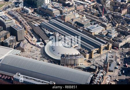 La gare de King's Cross, King's Cross, Londres, 2018. Créateur : Angleterre historique photographe personnel. Banque D'Images