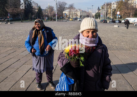 Bulgarie, Sofia, marchand ambulant Banque D'Images