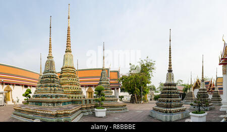 Phra Chedi Rai, Wat Pho, Bangkok, Thaïlande Banque D'Images