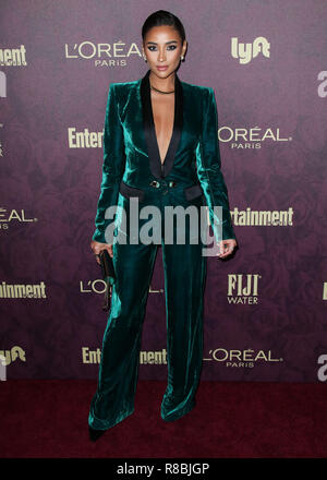 WEST HOLLYWOOD, LOS ANGELES, CA, USA - 15 SEPTEMBRE : Shay Mitchell à l'Entertainment Weekly Pre-Emmy Party 2018 tenue à l'hôtel Sunset Tower le 15 septembre 2018 à West Hollywood, Los Angeles, Californie, États-Unis. (Photo par Xavier Collin/Image Press Office) Banque D'Images