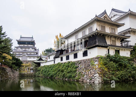 Vue sur Château de Kokura (Kokura-jo), un samouraï historique château à Kitakyushu, dans le sud du Japon. Banque D'Images