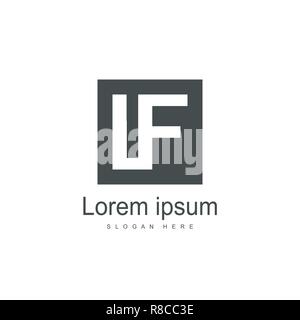 Lettre initiale si Template Design Logo. Lettre modèle logo minimaliste Illustration de Vecteur