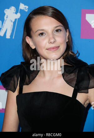 MANHATTAN, NEW YORK, NY, USA - Le 20 août : Millie Bobby Brown lors de la MTV Video Music Awards 2018 qui a eu lieu au Radio City Music Hall, le 20 août 2018 à Manhattan, New York City, New York, United States. (Photo par Xavier Collin/Image Press Office) Banque D'Images