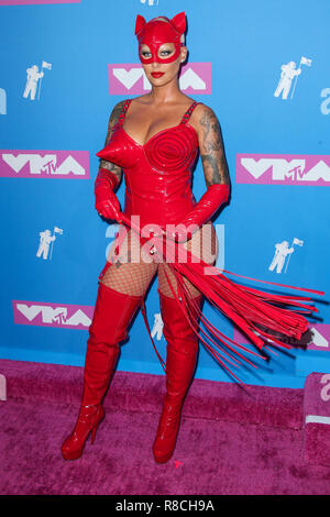 MANHATTAN, NEW YORK, NY, USA - Le 20 août : Amber Rose à la 2018 MTV Video Music Awards qui a eu lieu au Radio City Music Hall, le 20 août 2018 à Manhattan, New York City, New York, United States. (Photo par Xavier Collin/Image Press Office) Banque D'Images