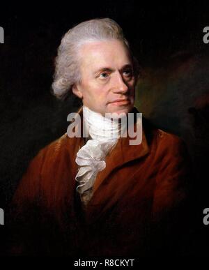 Portrait de Sir Frederick William Herschel (1738- 1822), 1785. Organisateur : Lemuel Abbott (1760-1802). Banque D'Images