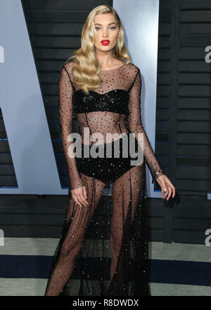 BEVERLY HILLS, LOS ANGELES, CA, USA - Le 04 mars : Elsa Hosk au 2018 Vanity Fair Oscar Party organisée à l'Annenberg Center for the Performing Arts le 4 mars 2018 à Beverly Hills, Los Angeles, Californie, États-Unis. (Photo par Xavier Collin/Image Press Office) Banque D'Images