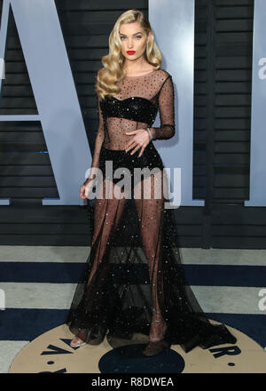 BEVERLY HILLS, LOS ANGELES, CA, USA - Le 04 mars : Elsa Hosk au 2018 Vanity Fair Oscar Party organisée à l'Annenberg Center for the Performing Arts le 4 mars 2018 à Beverly Hills, Los Angeles, Californie, États-Unis. (Photo par Xavier Collin/Image Press Office) Banque D'Images