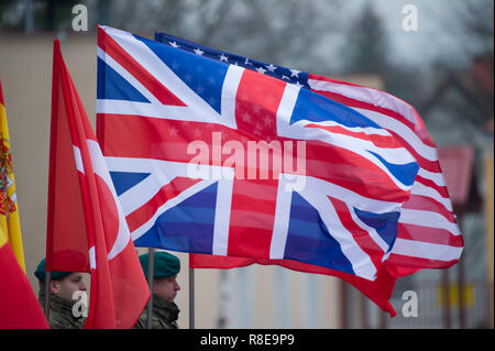 La Division multinationale nord-est de la DN-ne siège à Elblag, Pologne. 6 décembre 2018 © Wojciech Strozyk / Alamy Stock Photo Banque D'Images