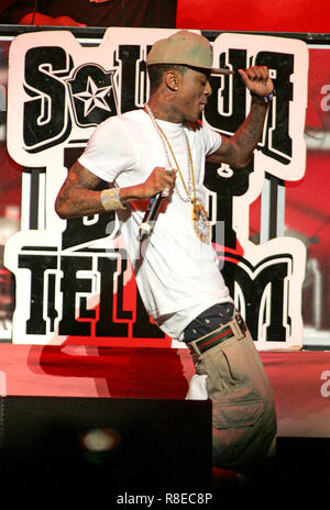 Soulja Boy se produit en concert au BankAtlantic Center de Sunrise, en Floride le 6 septembre 2009. Banque D'Images