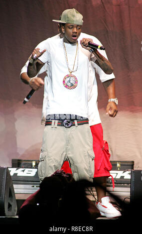 Soulja Boy se produit en concert au BankAtlantic Center de Sunrise, en Floride le 6 septembre 2009. Banque D'Images