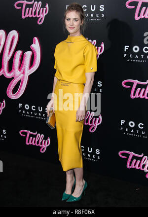 LOS ANGELES, CA, USA - 18 avril : Mackenzie Davis à la première de Los Angeles Focus' 'Tully" tenue au cinéma Regal L.A. Stade 14 en direct le 18 avril 2018 à Los Angeles, Californie, États-Unis. (Photo par Xavier Collin/Image Press Office) Banque D'Images