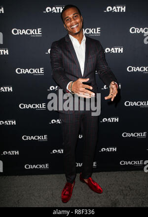 CULVER CITY, CA - le 07 mars : Cory Hardrict au Los Angeles Premiere de Crackle's "Le serment" tenu à les studios Sony Pictures le 7 mars 2018 à Culver City, Californie. (Photo par Image Press Office) Banque D'Images