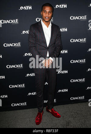 CULVER CITY, CA - le 07 mars : Cory Hardrict au Los Angeles Premiere de Crackle's "Le serment" tenu à les studios Sony Pictures le 7 mars 2018 à Culver City, Californie. (Photo par Image Press Office) Banque D'Images