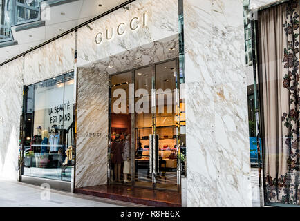 Hong Kong, le 7 avril 2019 : Gucci store à Hong Kong Banque D'Images