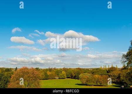 Jour d'automne dans le Nottinghamshire Banque D'Images