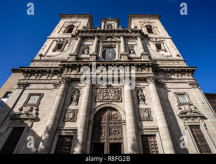 Eglise de San Ildefonso, un style baroque situé dans le centre de la ville historique de Tolède, en Castille-La Manche, Espagne.Une consécration de l'église des Jésuites Banque D'Images