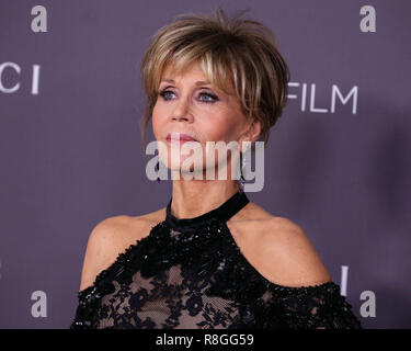 LOS ANGELES, CA, USA - 04 novembre : Jane Fonda arrive au LACMA Art  + Film 2017 Gala tenu au Los Angeles County Museum of Art, le 4 novembre 2017 à Los Angeles, Californie, États-Unis. (Photo par Xavier Collin/Image Press Office) Banque D'Images