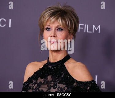 LOS ANGELES, CA, USA - 04 novembre : Jane Fonda arrive au LACMA Art  + Film 2017 Gala tenu au Los Angeles County Museum of Art, le 4 novembre 2017 à Los Angeles, Californie, États-Unis. (Photo par Xavier Collin/Image Press Office) Banque D'Images