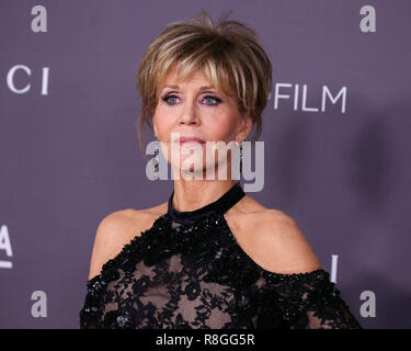 LOS ANGELES, CA, USA - 04 novembre : Jane Fonda arrive au LACMA Art  + Film 2017 Gala tenu au Los Angeles County Museum of Art, le 4 novembre 2017 à Los Angeles, Californie, États-Unis. (Photo par Xavier Collin/Image Press Office) Banque D'Images